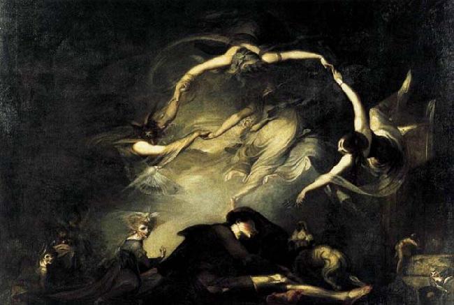 Johann Heinrich Fuseli The Shepherd-s Dream Sweden oil painting art